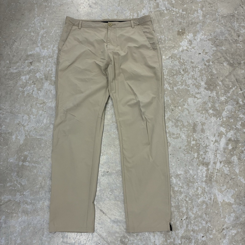 Oakley Pants Mens 36 Khaki Tan Take Pro Performance Golf‎ Stretch Nylon